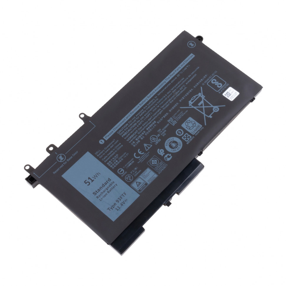 Аккумулятор для ноутбука Dell 93FTF (Latitude E5280, E5480) 4400 mAh