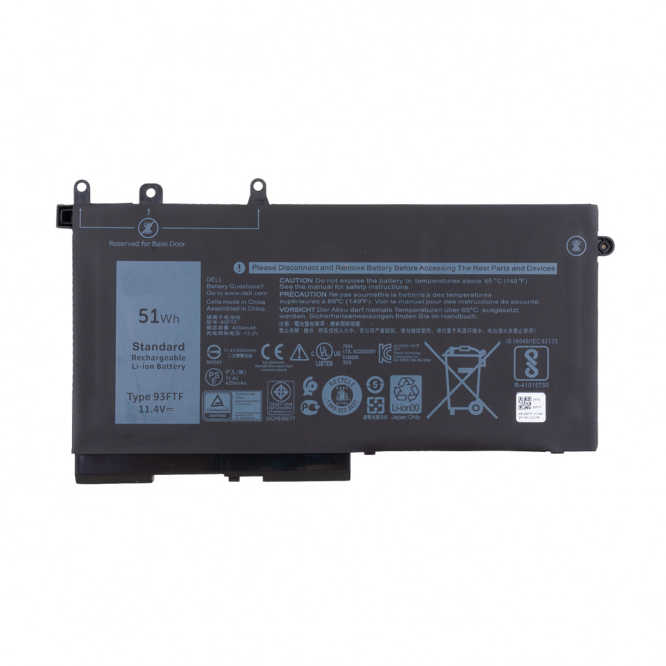 Аккумулятор для ноутбука Dell 93FTF (Latitude E5280, E5480) 4400 mAh