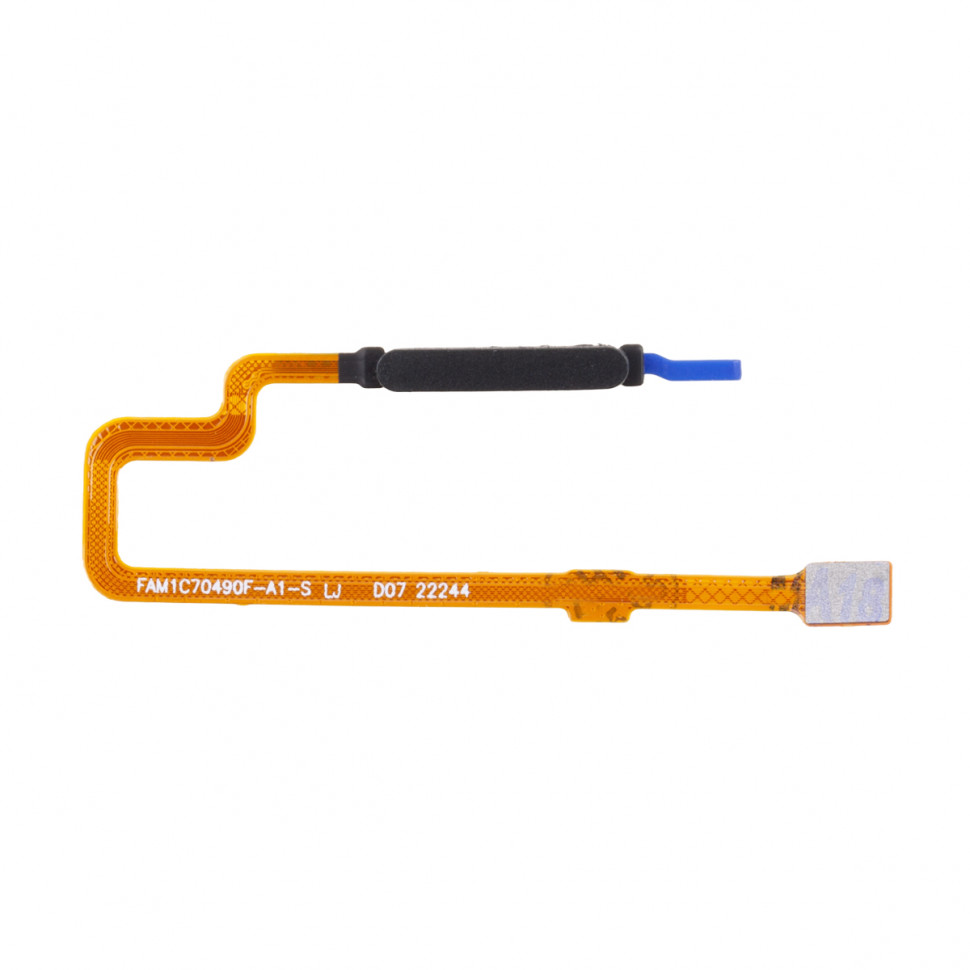 Шлейф для Xiaomi Poco M5 (22071219CG) сканер отпечатка пальцев Черный