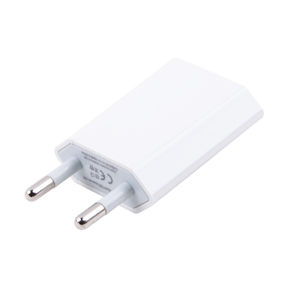 СЗУ USB для iPhone "Призма" (5W) (тех.упак.) Белый - Китай