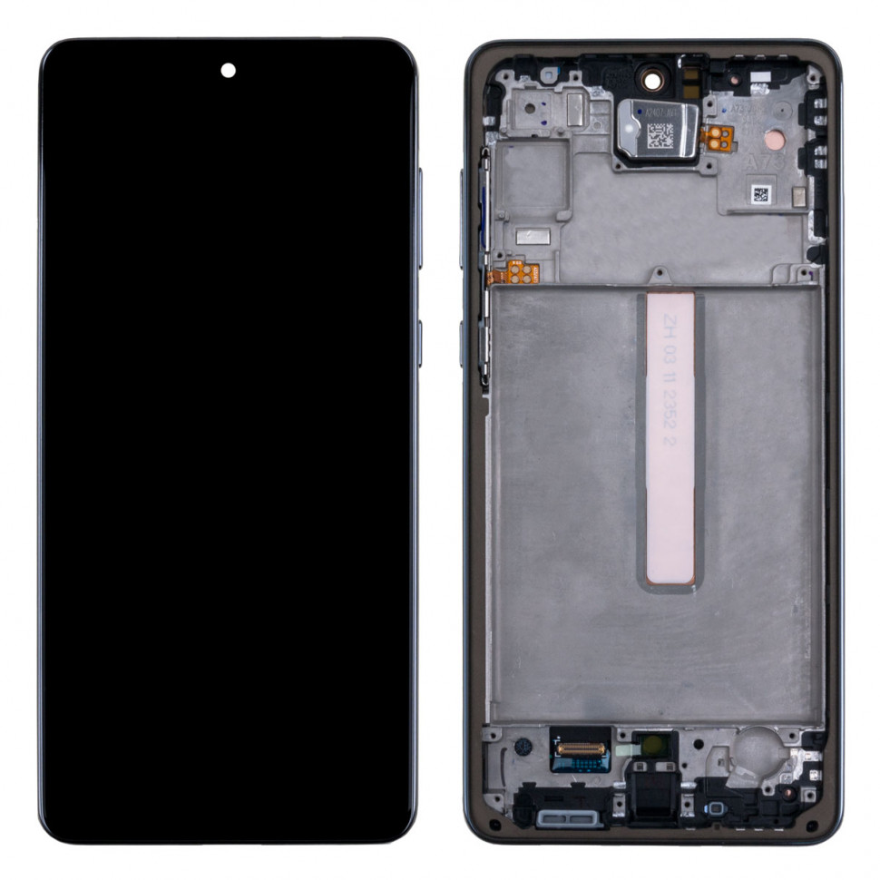 Дисплей с рамкой для Samsung A736B (A73 5G) Черный Оригинал (SP)