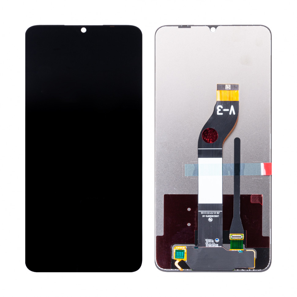 Дисплей для Xiaomi Poco C65 с тачскрином Черный Оригинал