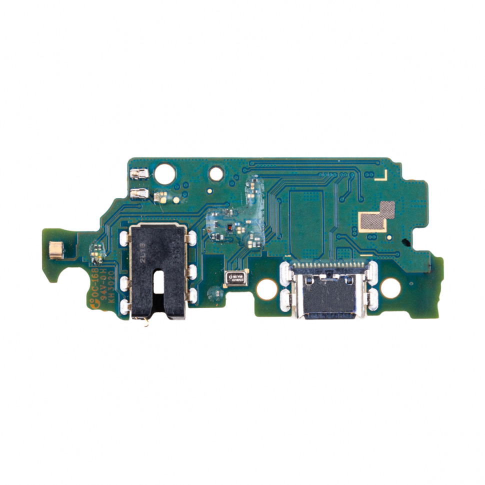 Шлейф для Samsung A235F (A23) плата системный разъем/разъем гарнитуры/микрофон - Премиум
