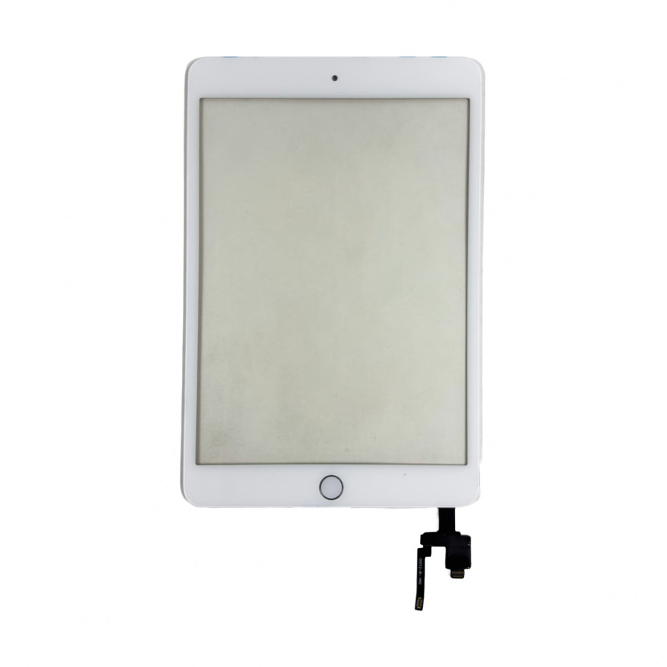 Тачскрин для iPad mini 3 2014 в сборе с микросхемой Белый - Оригинал