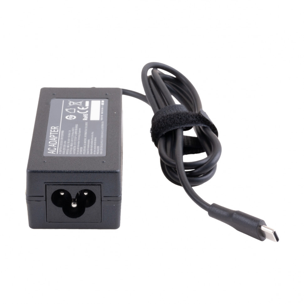 Блок питания для ноутбука HP/Dell 20V, 2,25A, 45W (Type-C) - Стандарт (без кабеля)