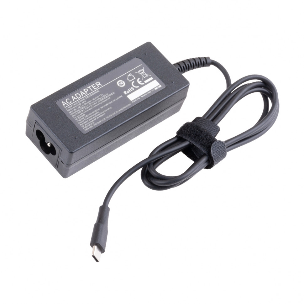 Блок питания для ноутбука HP/Dell 20V, 2,25A, 45W (Type-C) - Стандарт (без кабеля)