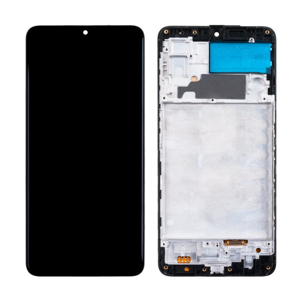 Дисплей с рамкой для Samsung M225F (M22) Черный OLED