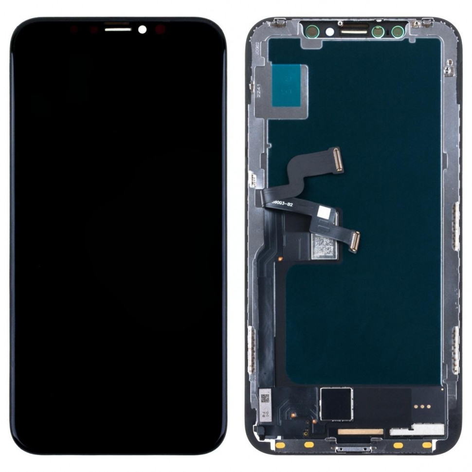 Дисплей для iPhone X с тачскрином Черный In-Cell