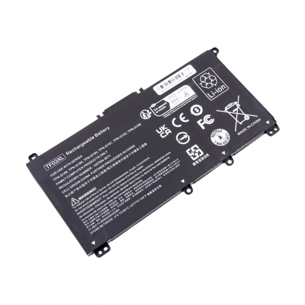 Аккумулятор для ноутбука HP TF03XL (Pavilion 15-cc, 17-ar)
