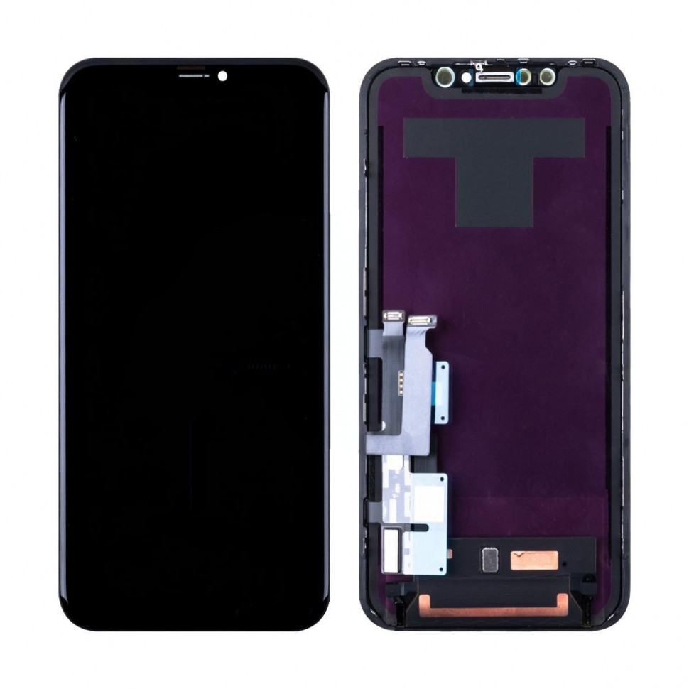 Дисплей для iPhone Xr с тачскрином Черный Оригинал 100% (Снятый, без ремонта)