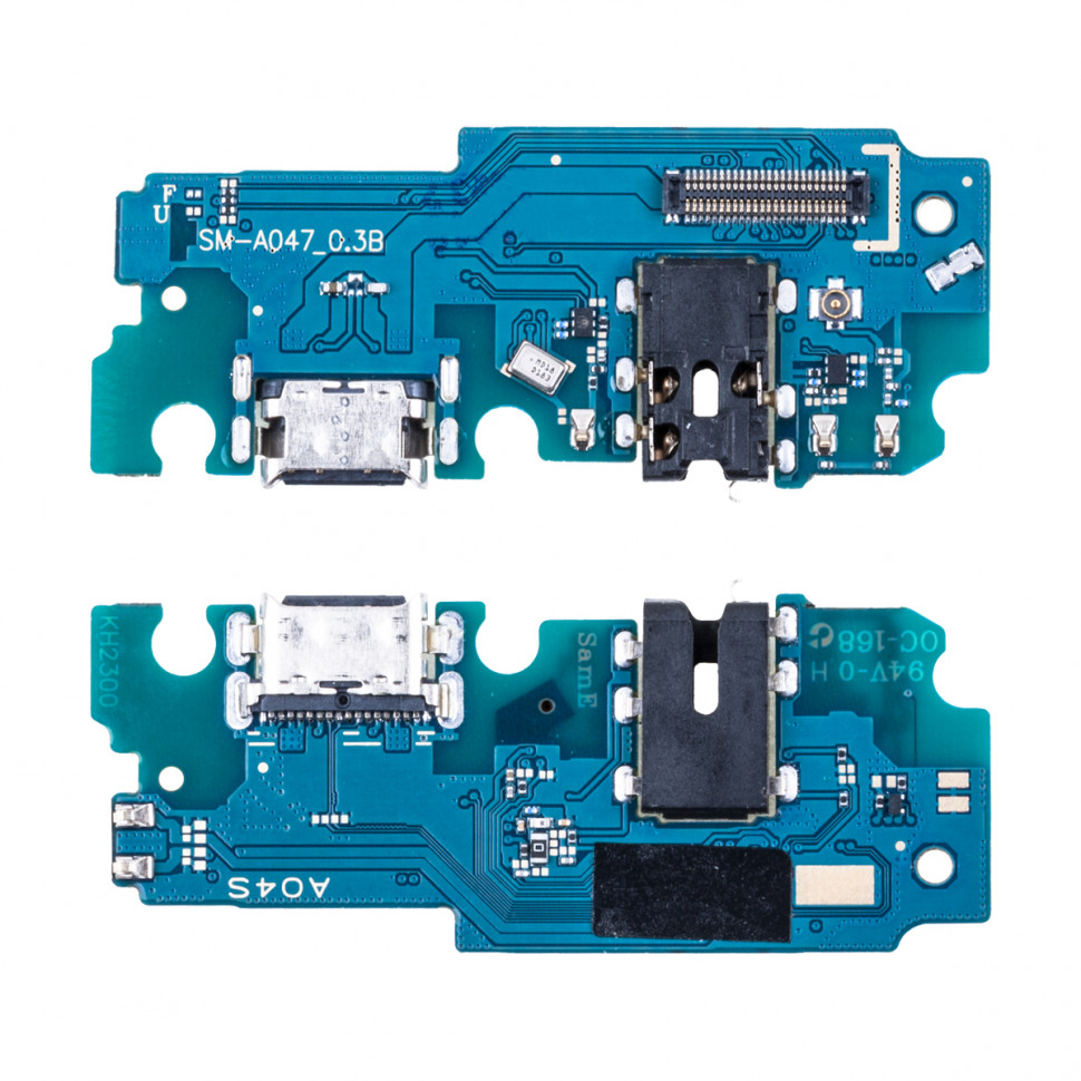 Шлейф для Samsung A047F (A04s) плата системный разъем/разъем гарнитуры/микрофон