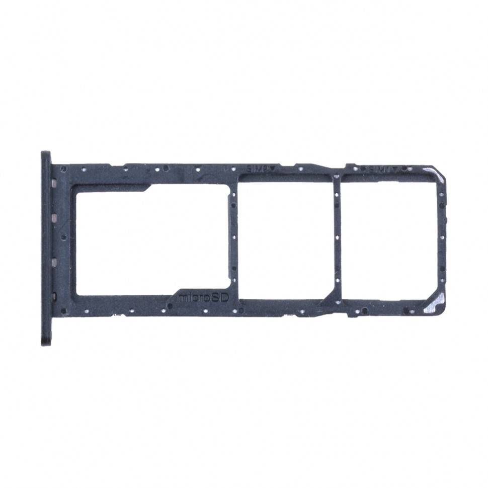 Контейнер SIM для Samsung A037F (A03s) Черный
