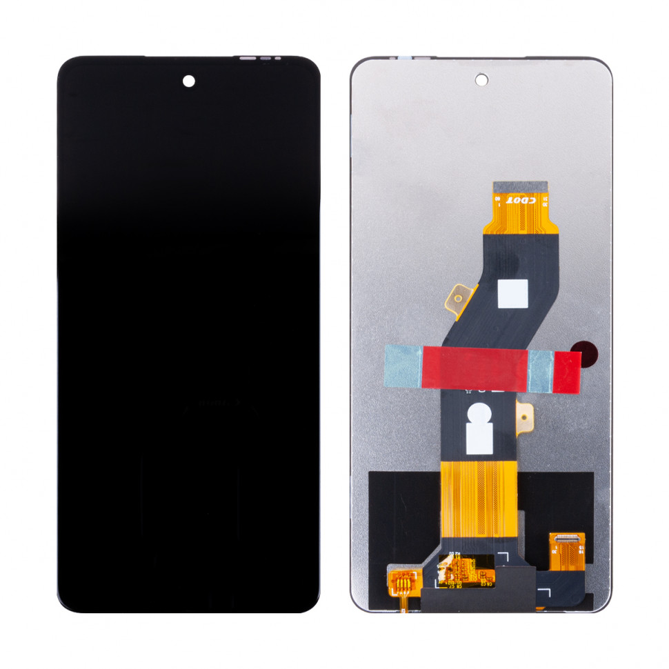 Дисплей для Infinix Smart 8 Plus с тачскрином Черный Оригинал