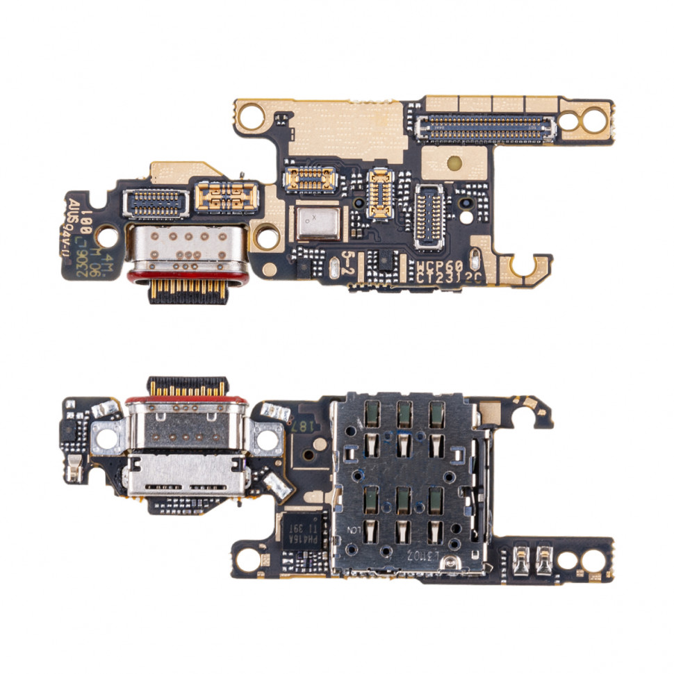 Шлейф для Huawei P60/P60 Pro плата на системный разъем/разъем SIM/микрофон