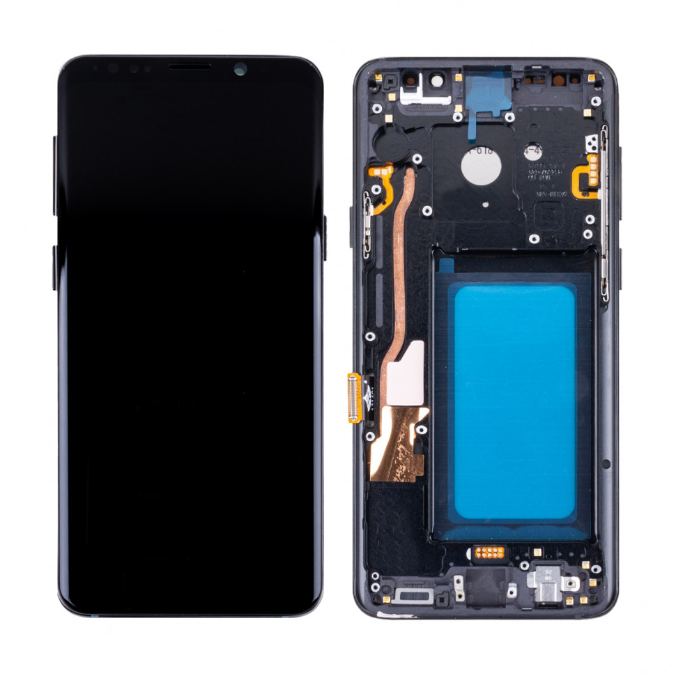 Дисплей с рамкой для Samsung G965F (S9+) Черный In-Cell