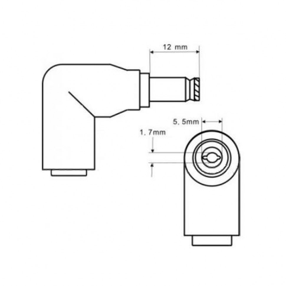 Блок питания для ноутбука Acer 19V, 2,37A, 45W (5,5×1,7) - Стандарт (без кабеля)