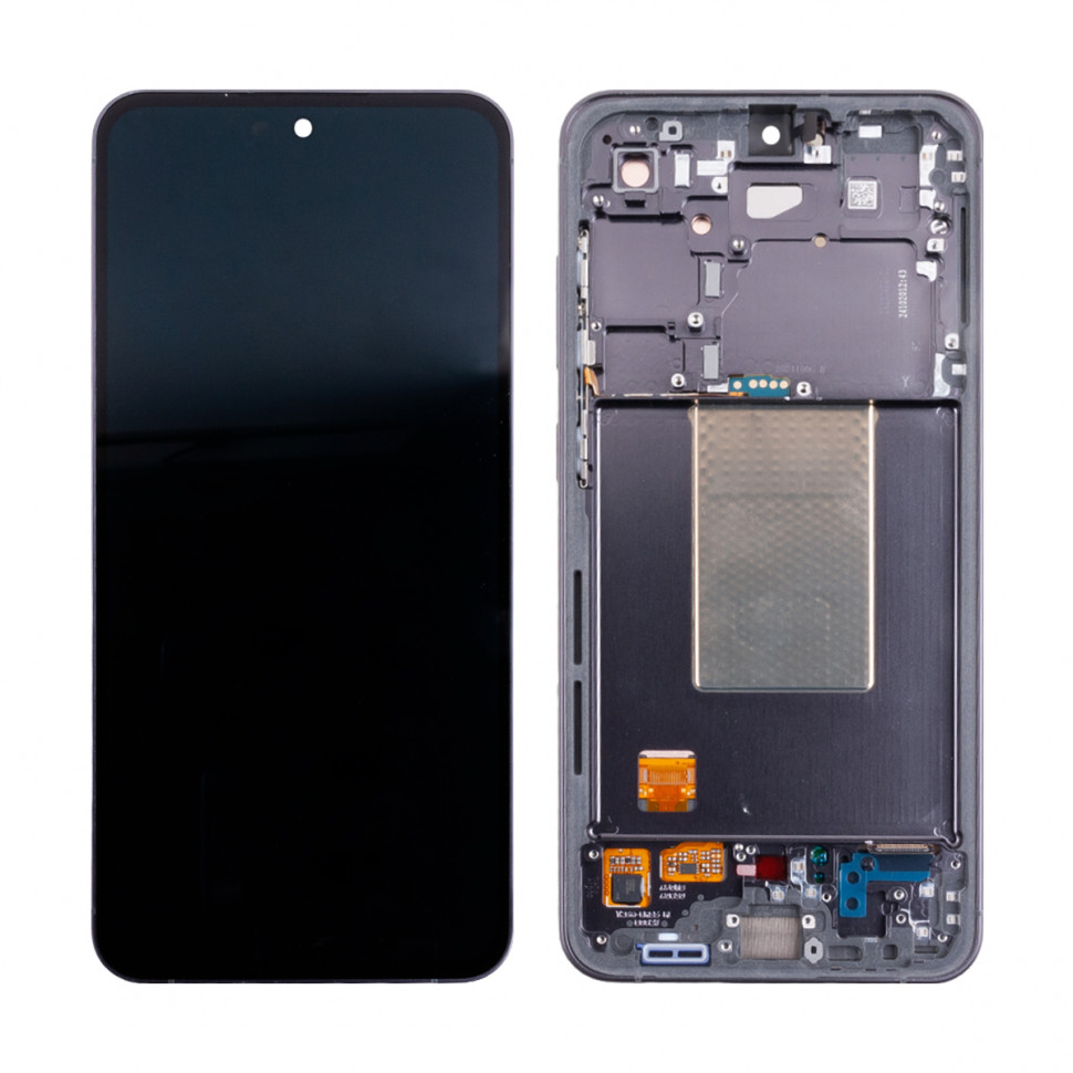 Дисплей с рамкой для Samsung S721B (S24 FE) Черный Оригинал (SP)