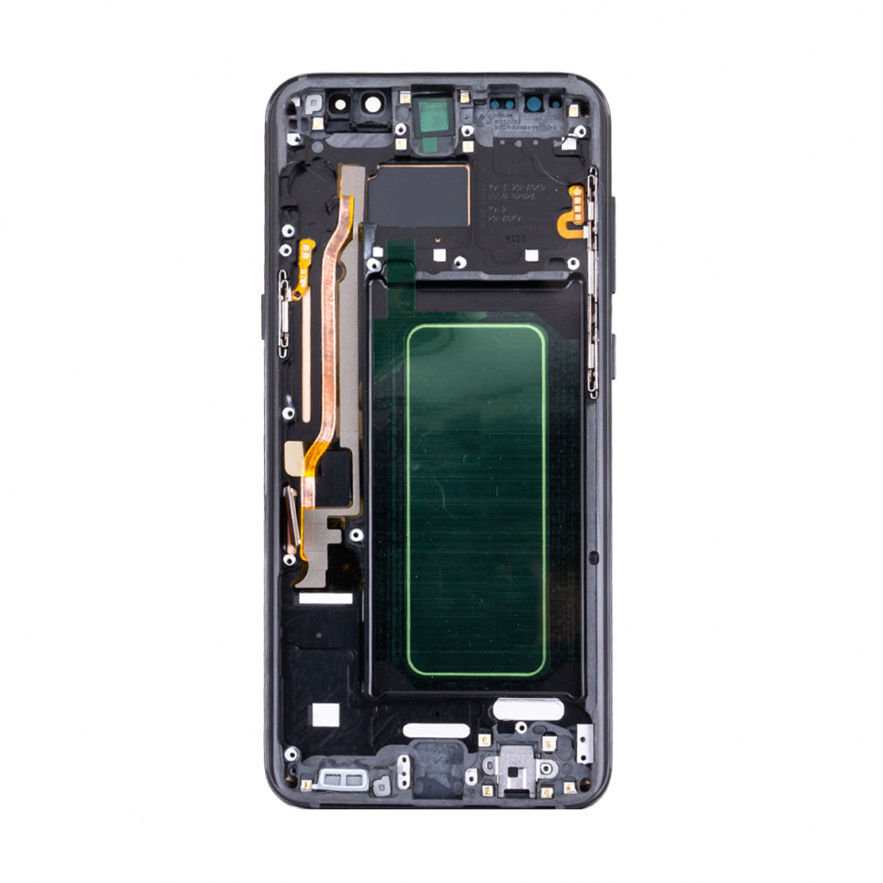 Дисплей с рамкой для Samsung G955F (S8+) Черный OLED