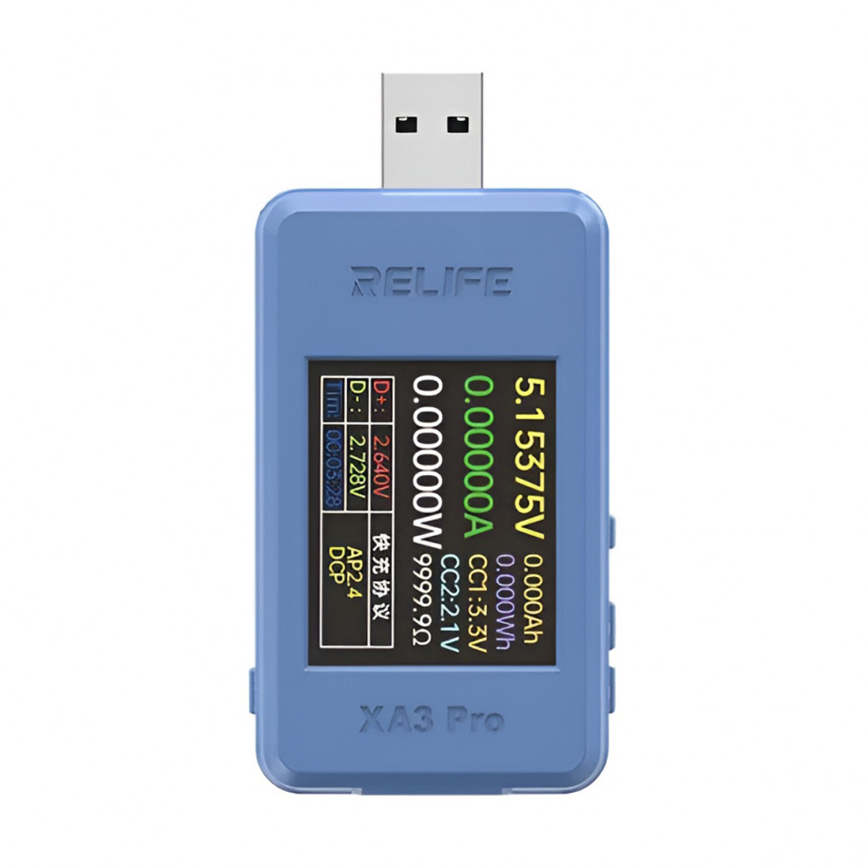 Тестер зарядного устройства Relife XA3 Pro (USB - USB)
