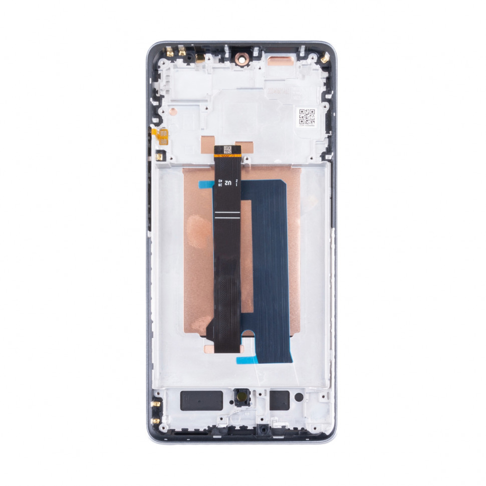 Дисплей с рамкой для Xiaomi Poco X6 Pro 5G Серый Оригинал