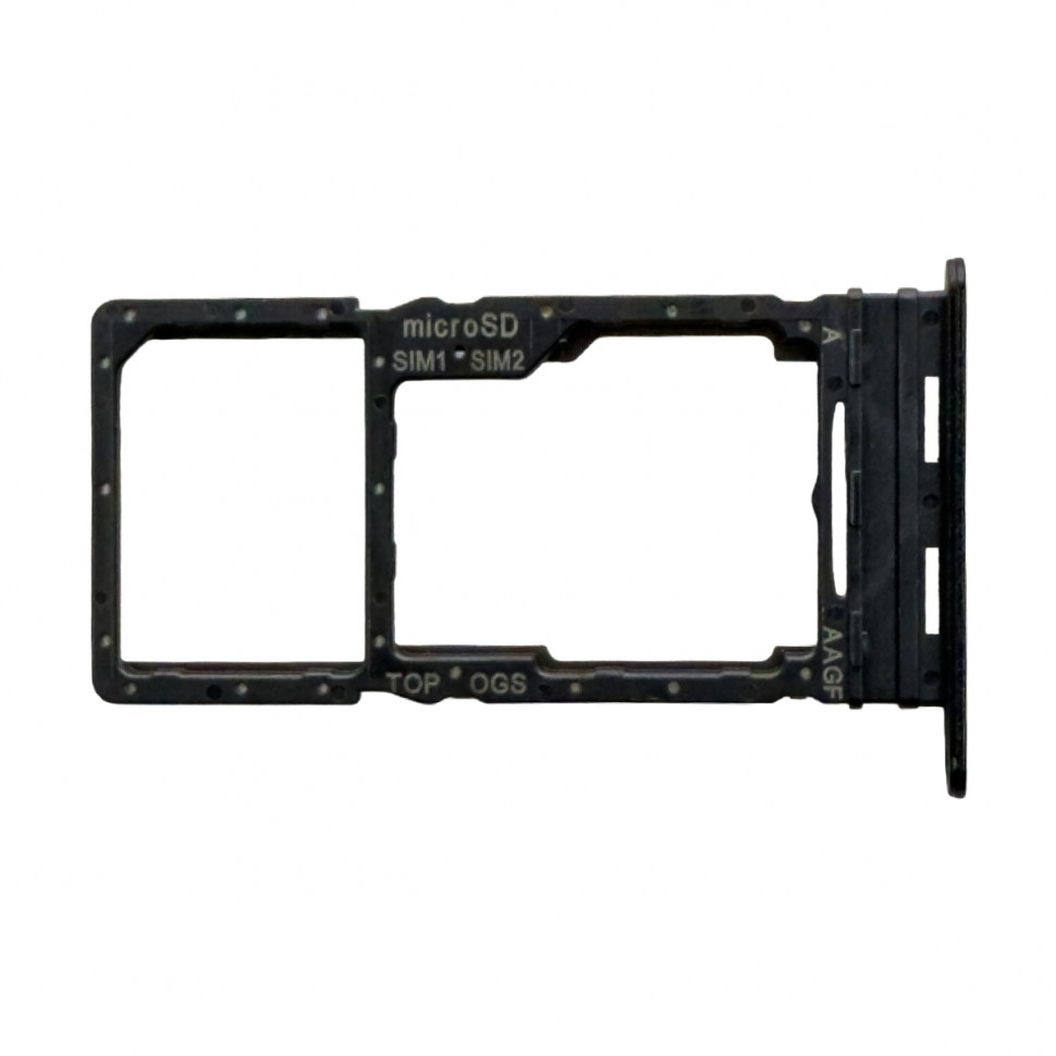 Контейнер SIM для Samsung A175F (A17 4G) Черный
