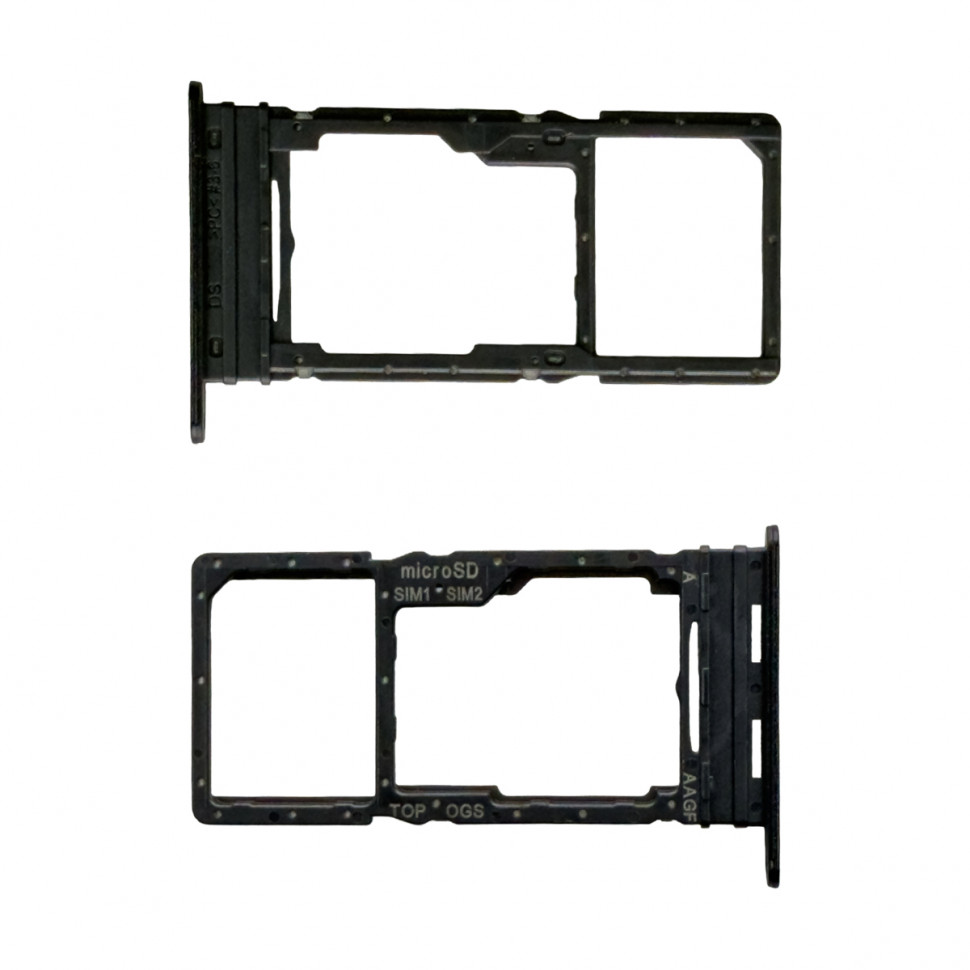 Контейнер SIM для Samsung A175F (A17 4G) Черный