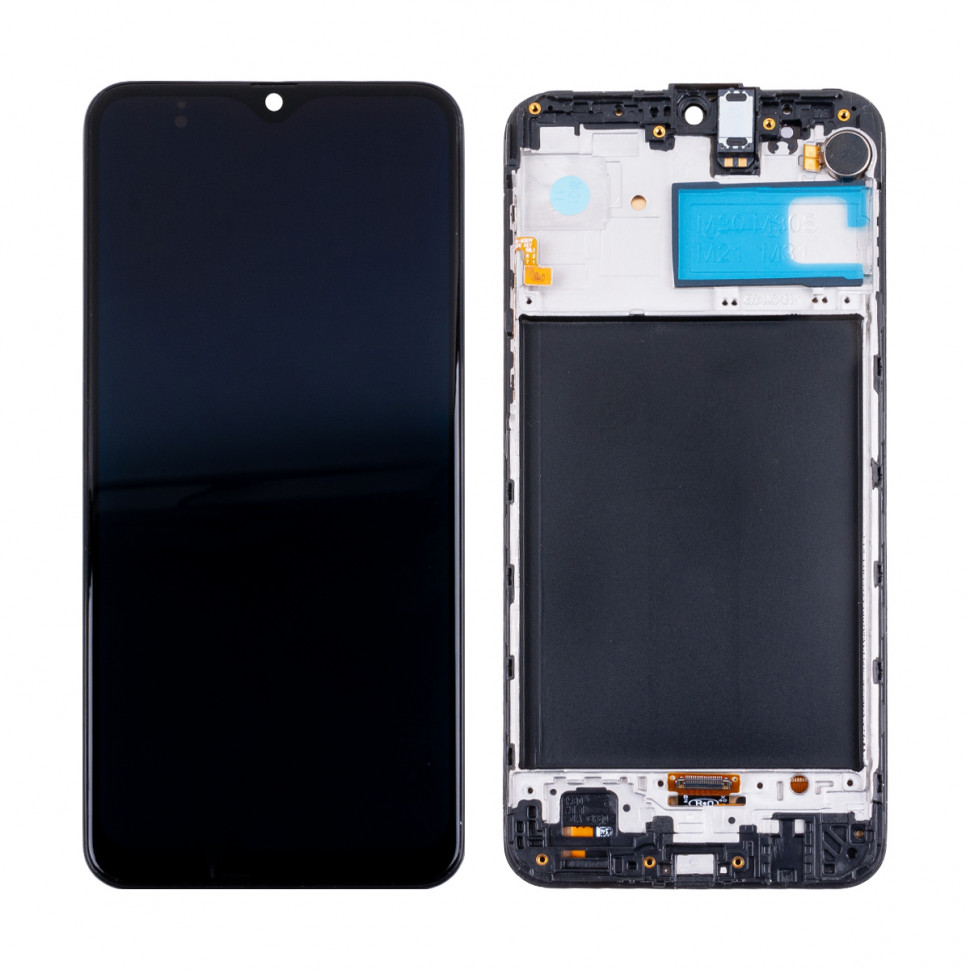 Дисплей с рамкой для Samsung M315F (M31) Черный OLED
