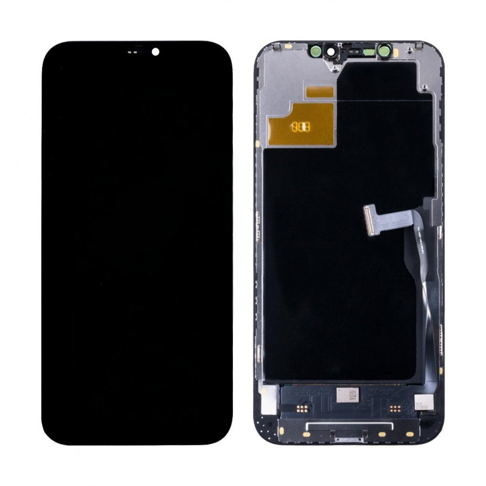 Дисплей для iPhone 12 Pro Max с тачскрином Черный Hard OLED, Full HD (площадка под IC)