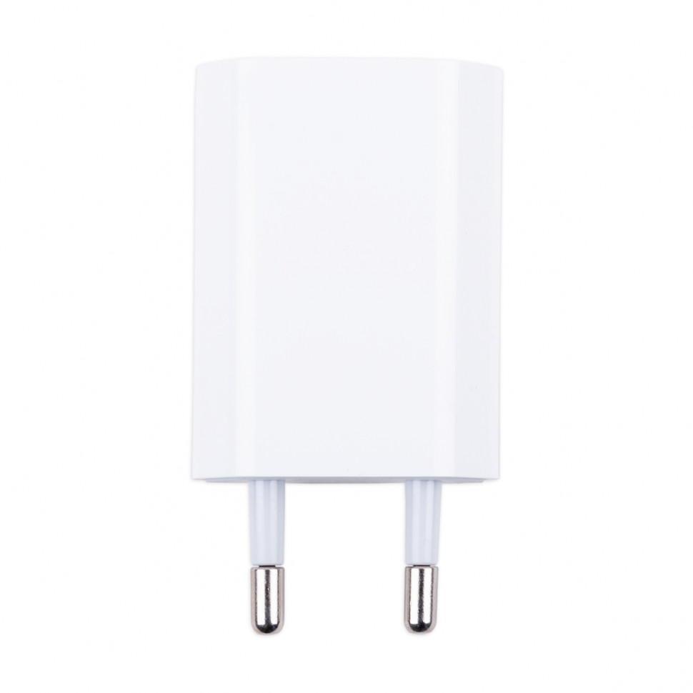 Сетевое зарядное устройство USB для iPhone "Призма" (5W) (тех.упак.) Белый