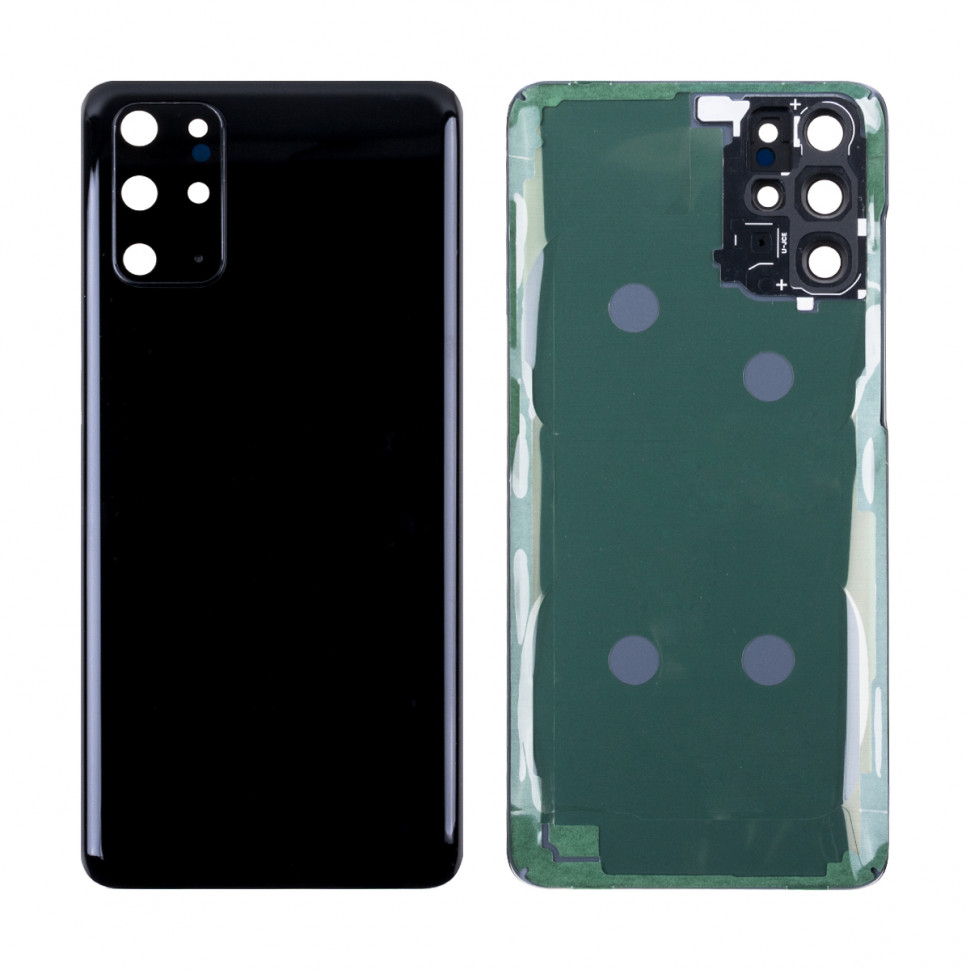Задняя крышка для Samsung G985F (S20+) Черный - Премиум