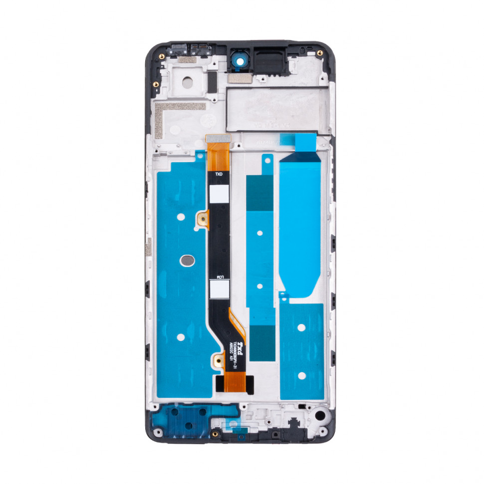 Дисплей с рамкой для Tecno Pova 6 Neo Черный Оригинал
