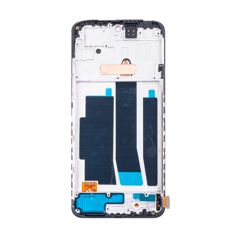 Дисплей с рамкой для Xiaomi Redmi Note 11S 4G/Poco M4 Pro 4G Черный OLED