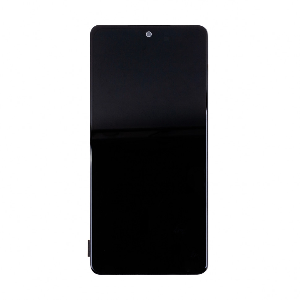 Дисплей с рамкой для Samsung M526B (M52 5G) Черный OLED (Full Size)