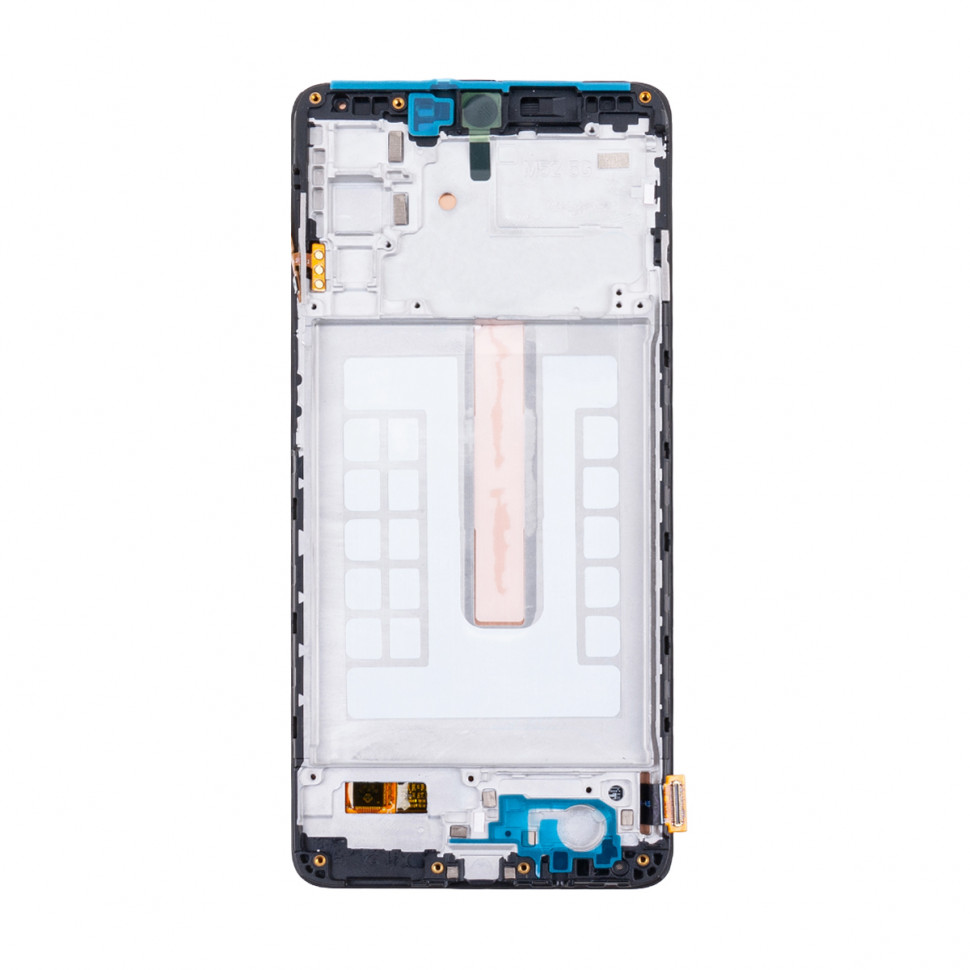 Дисплей с рамкой для Samsung M526B (M52 5G) Черный OLED (Full Size)