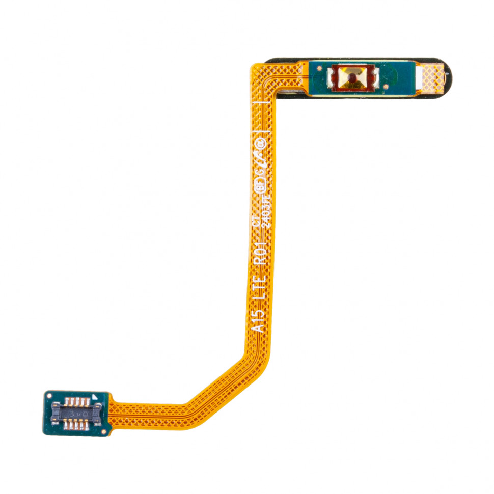 Шлейф для Samsung A155F/A156B (A15 4G/5G) сканер отпечатка пальцев Черный