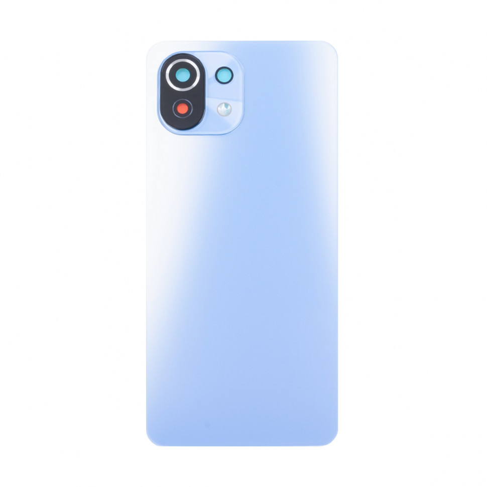 Задняя крышка для Xiaomi Mi 11 Lite 4G/5G/11 Lite 5G NE Голубой - Премиум