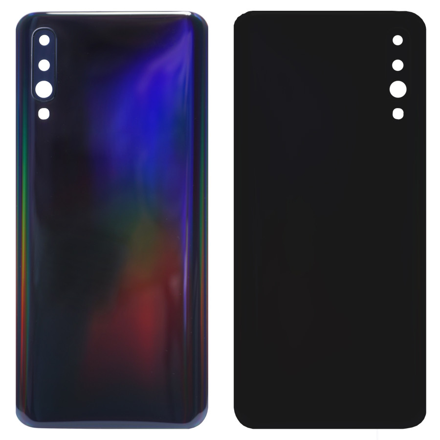 Задняя крышка для Samsung A505F (A50) Черный - Премиум