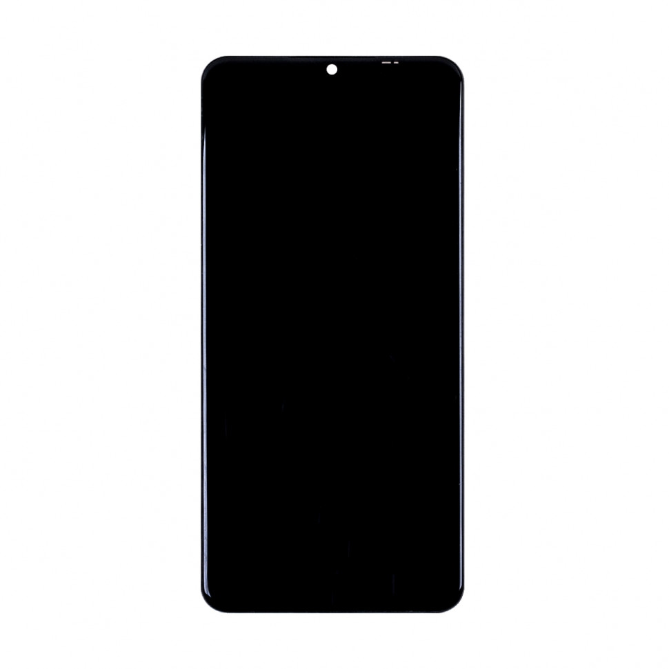 Дисплей с рамкой для Samsung A125F (A12) Черный