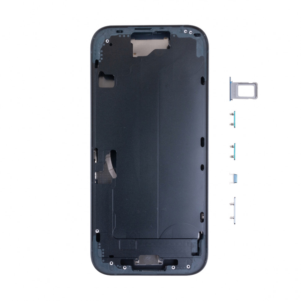 Корпус для iPhone 16 (1 Sim) Черный - Премиум