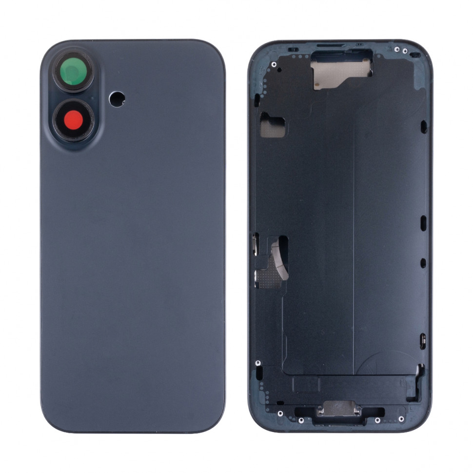 Корпус для iPhone 16 (1 Sim) Черный - Премиум