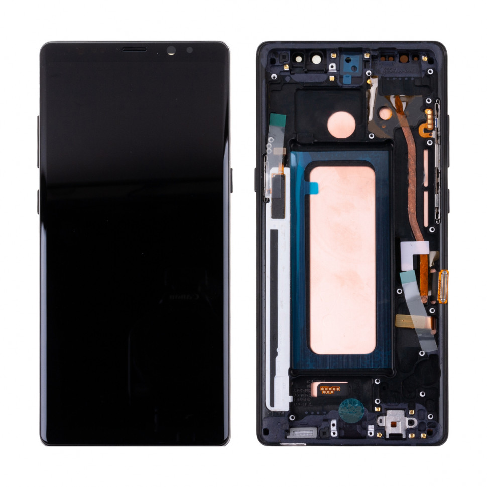 Дисплей с рамкой для Samsung N950F (Note 8) Черный In-Cell