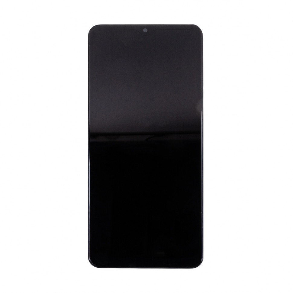 Дисплей с рамкой для Samsung A047F (A04s) Черный Оригинал Ref. (SP)