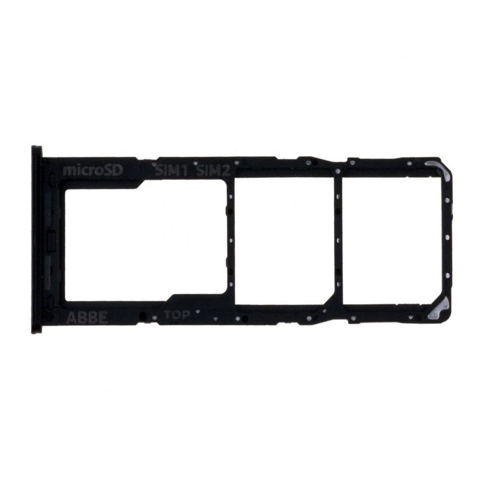 Контейнер SIM для Samsung A225F (A22) Черный