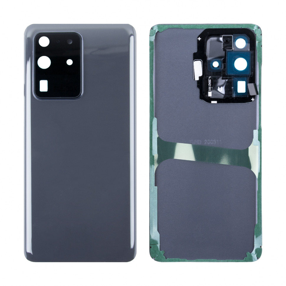 Задняя крышка для Samsung G988B (S20 Ultra) Серый - Премиум
