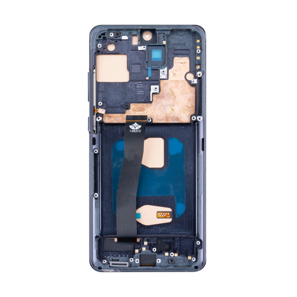 Дисплей с рамкой для Samsung G988B (S20 Ultra) Черный In-Cell