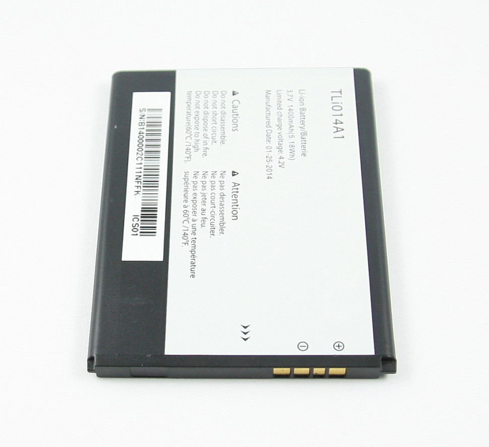 Аккумулятор для Alcatel TLi014A1/TLi013BB (OT-4010D/OT-4013D/OT-4027D/OT-4030D/OT-4035D/OT-5020D/МТС 960)