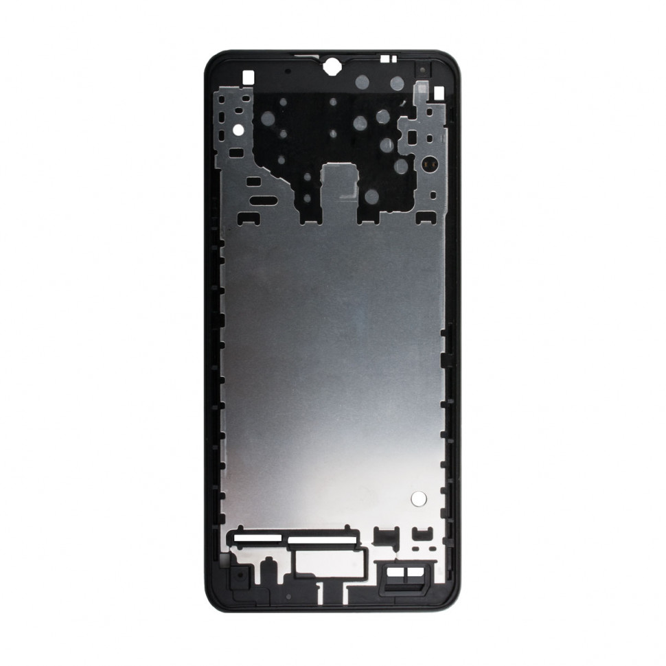 Рамка дисплея для Samsung A125F/127F (A12/A12 Nacho) Черный (возможен дефект ЛКП)
