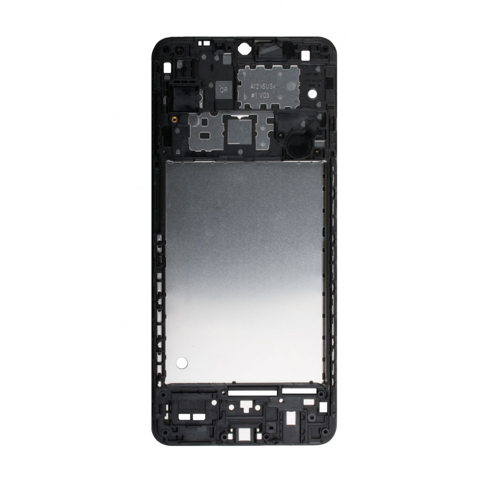 Рамка дисплея для Samsung A125F/127F (A12/A12 Nacho) Черный (возможен дефект ЛКП)