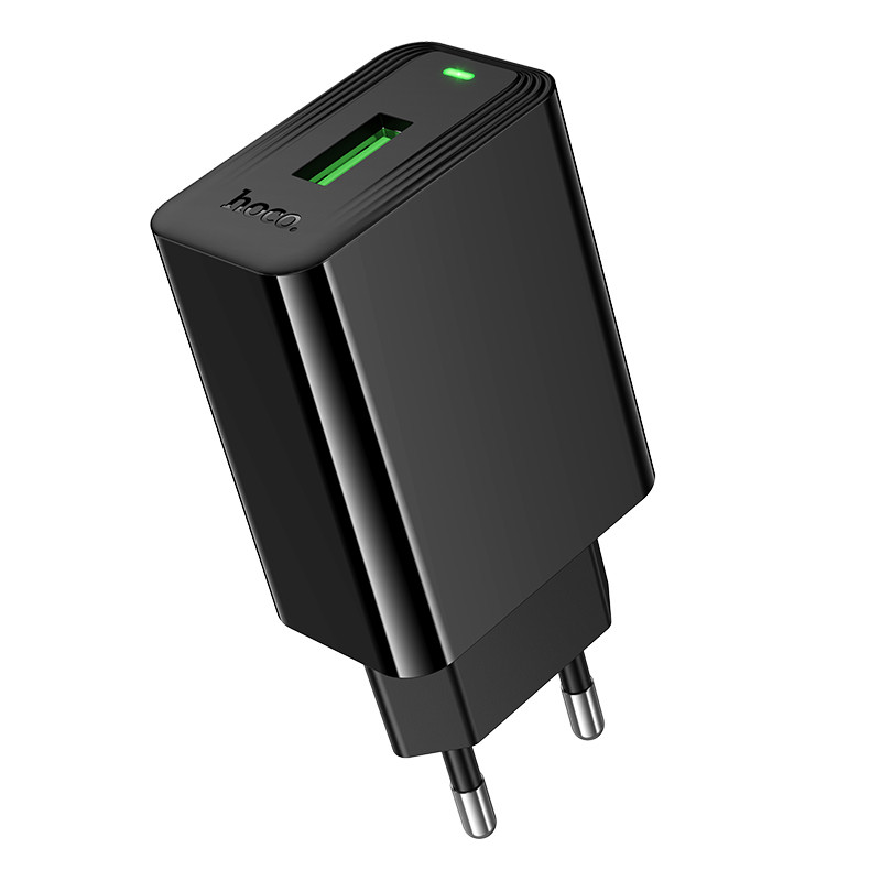 СЗУ USB Hoco CS92A (18W, QС3.0) Черный