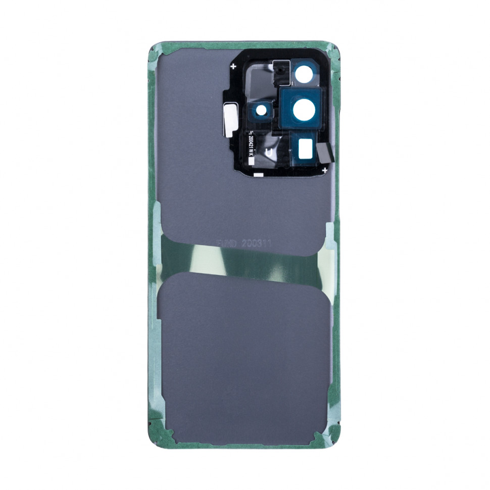 Задняя крышка для Samsung G988B (S20 Ultra) Черный - Премиум